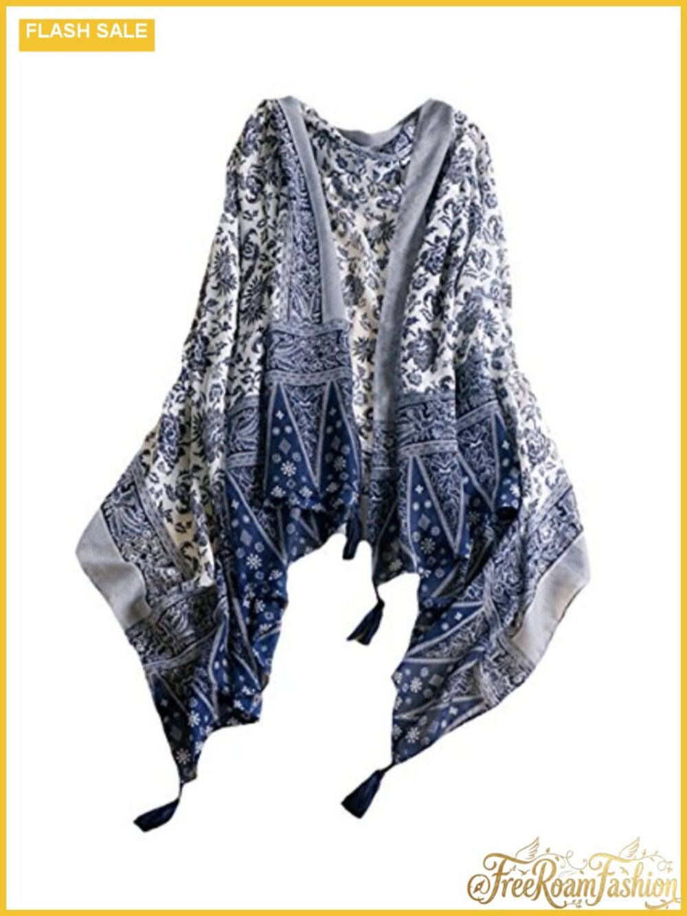 Lightweight Cotton Blend Tassel Fringe Scarf Shawl Wrap Cover-Up